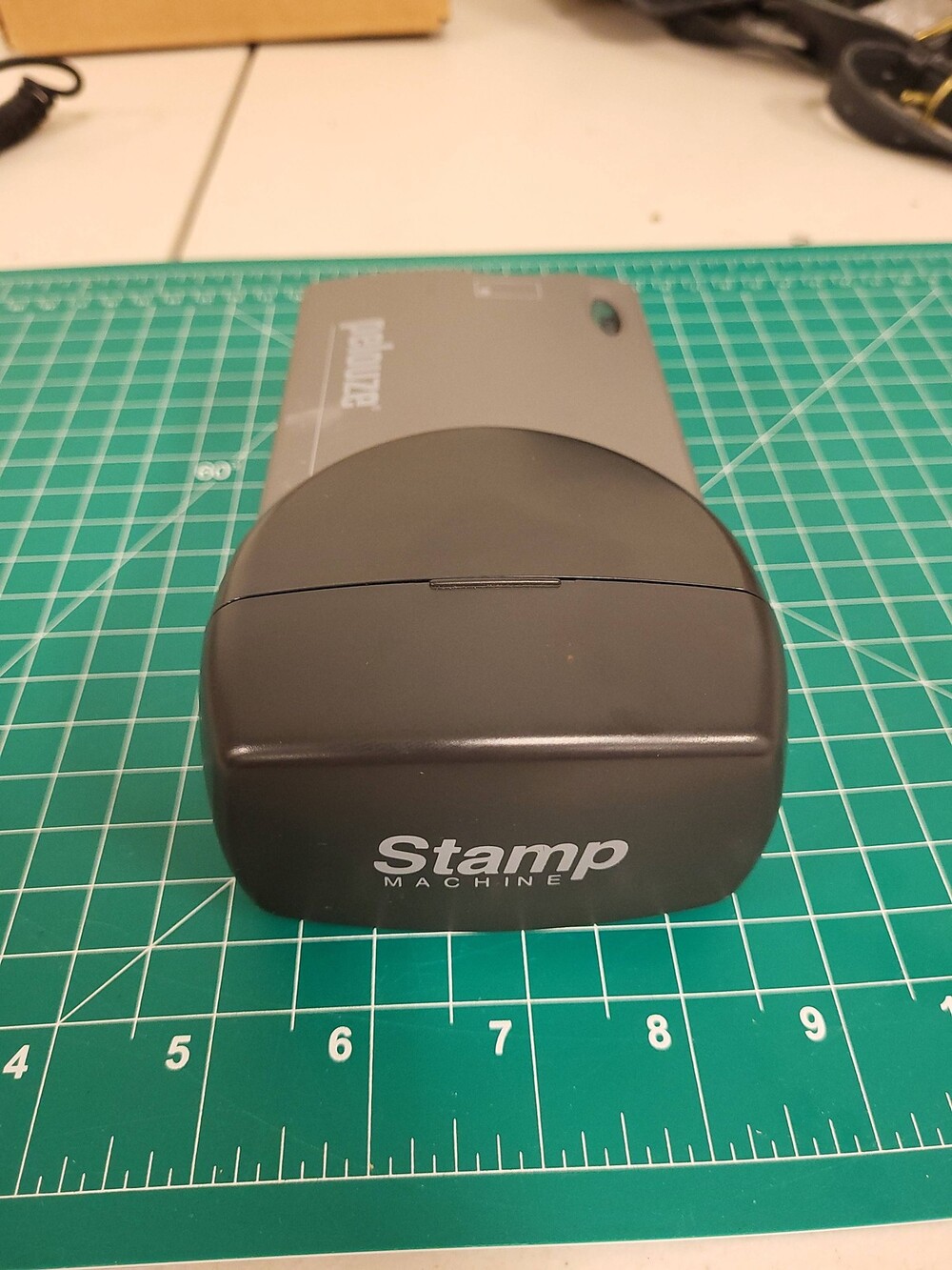 Pelouze Stamp Machine Postage Meter Mailing Shipping Office Equipment Gray Black